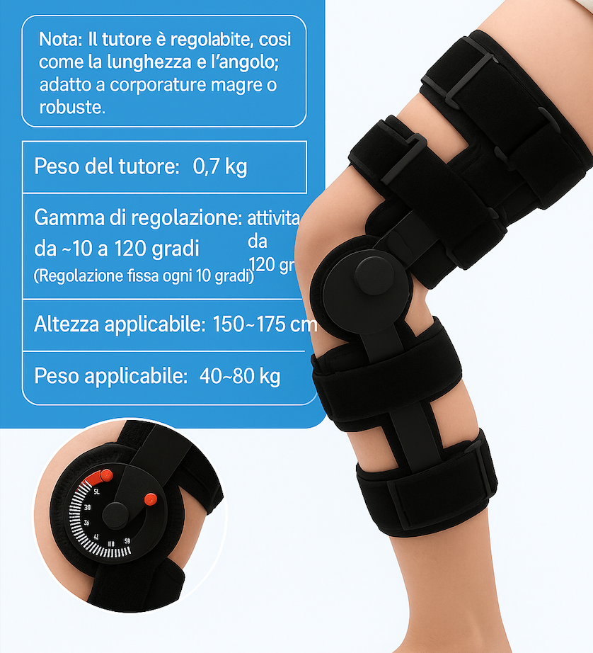 TUTORE MORPH RIABILITATIVO GINOCCHIO