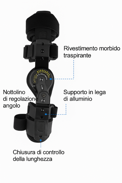 Tutore gomito articolato con fascia MORPH